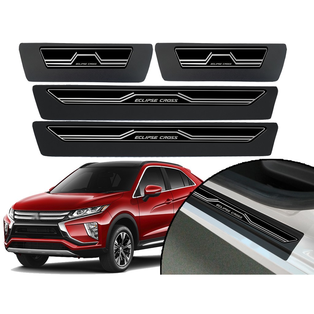 Jogo De Soleira De Porta Adesiva Modelo Elegance Mitsubishi Eclipse Cross 2018 2019 2020 2021 2022