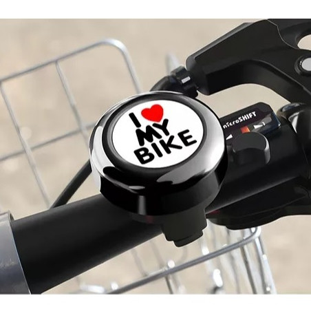 Campainha Buzina TRIM TRIM i Love my Bike Para Bicicleta em Oferta na Shopee