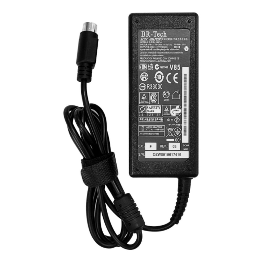 Fonte Para Impressora Térmica Bematech 3 Pinos De 24v 2a