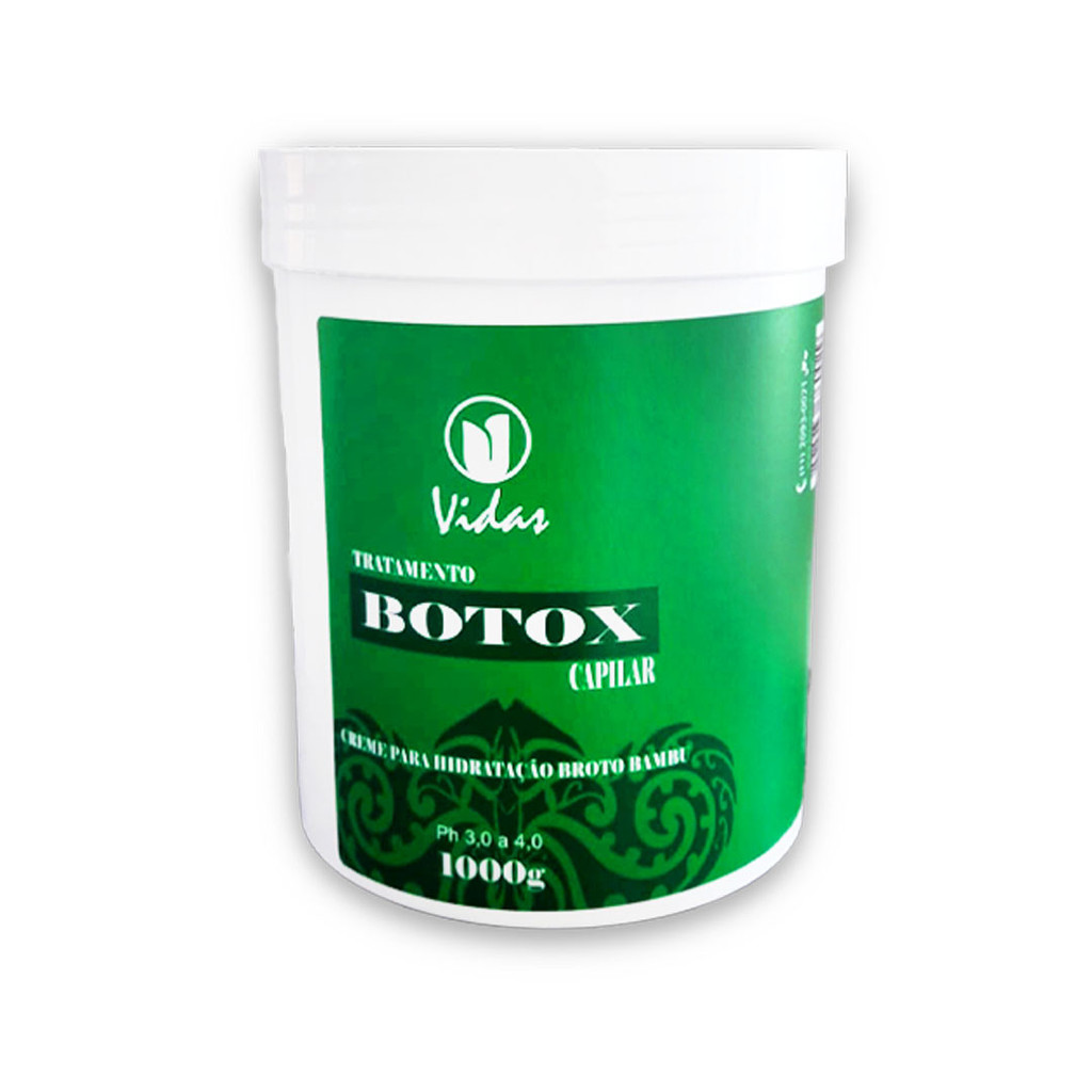 Hidratação Creme de Tratamento Botox Capilar 1kg Vidas - CTCA1000