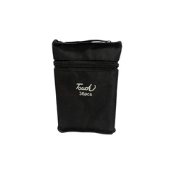 Kit Canetinhas Marcadores Para Colorir Touch Com Estojo Preto - 11,5x17x11cm - 36 unidades - Rizzo