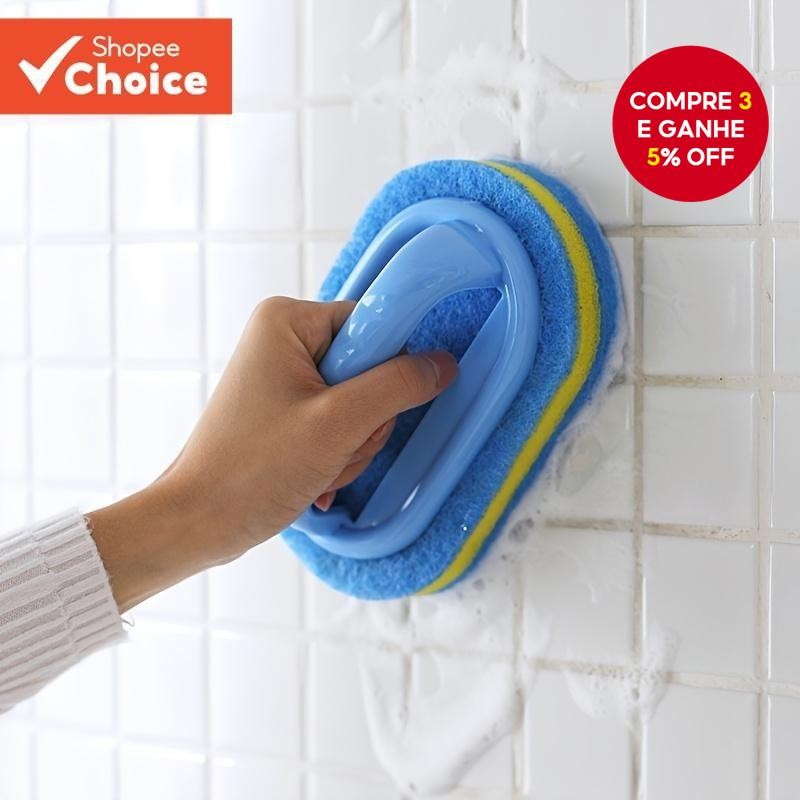 1pc Esponja De Cozinha Escova De Limpeza Esfregando Panelas E Frigideiras Telhas Multifunc...