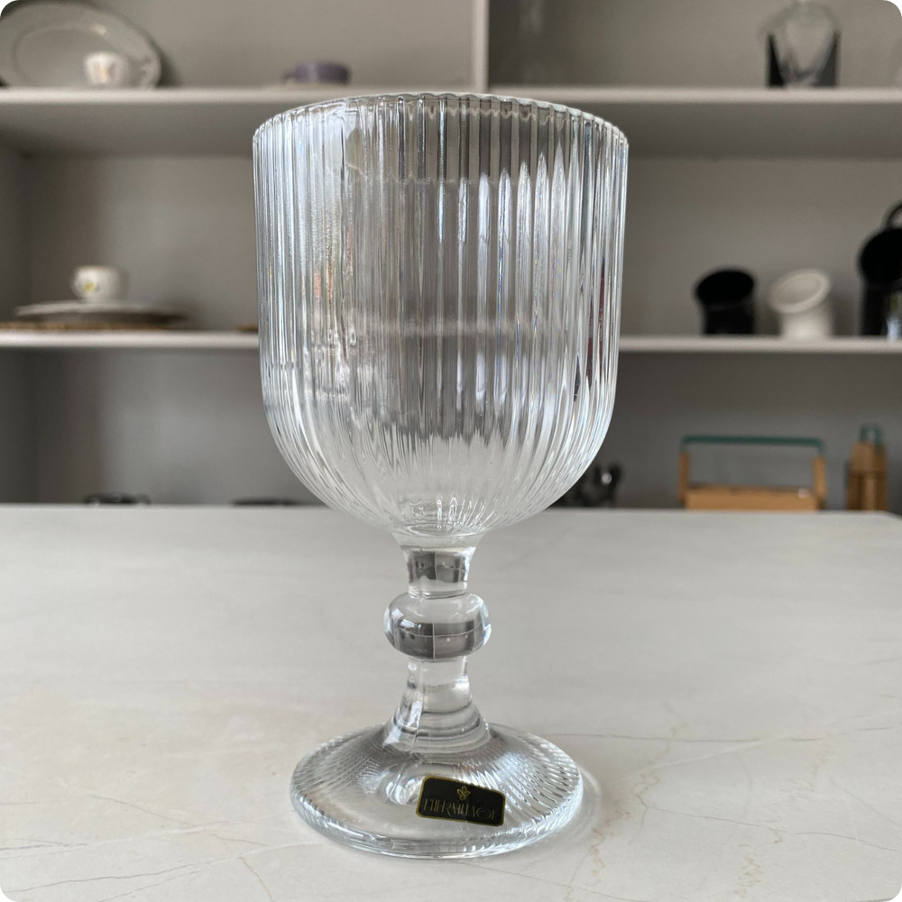 Jogo De 6 Taças De Vidro 365ml Cameratta A16cm L'hermitage — imagem 2 de 2