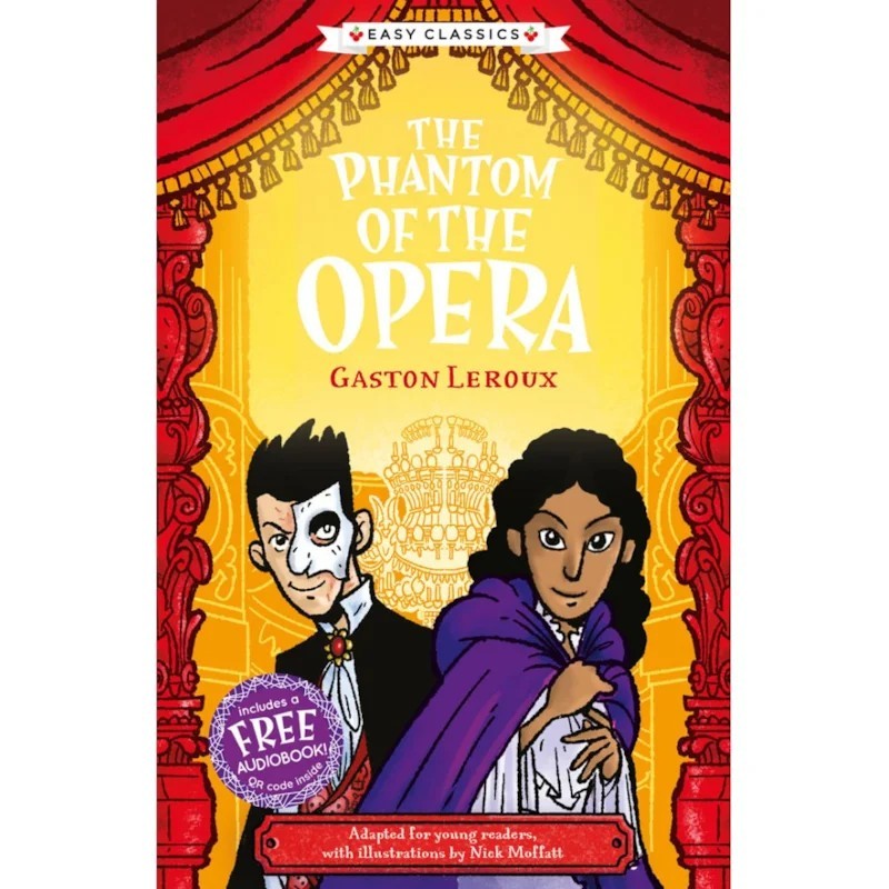 Livro The Phanton of the Opera - em inglês - texto adaptado