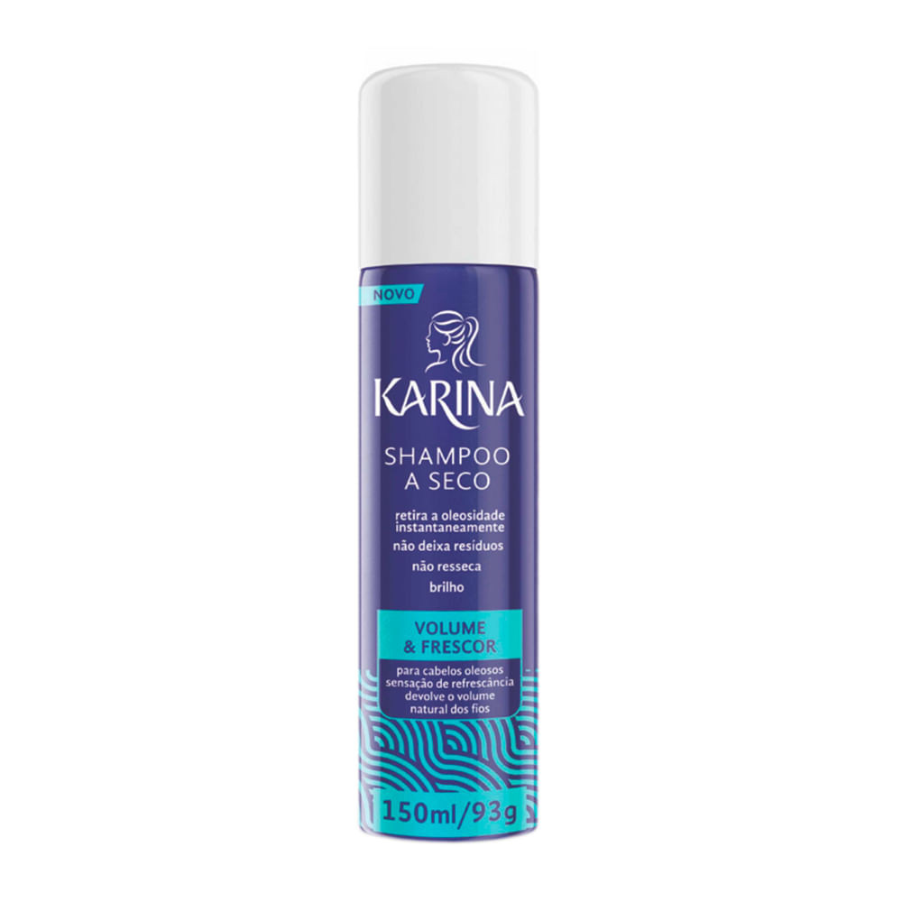 Shampoo a Seco Karina Volume e Frescor 150ml - Beauty