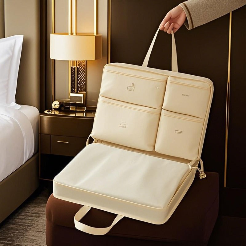 Organizador de Mala Viagem Dobrável | Bolsa Organizadora Portátil Impermeável para Roupas e Bagagem