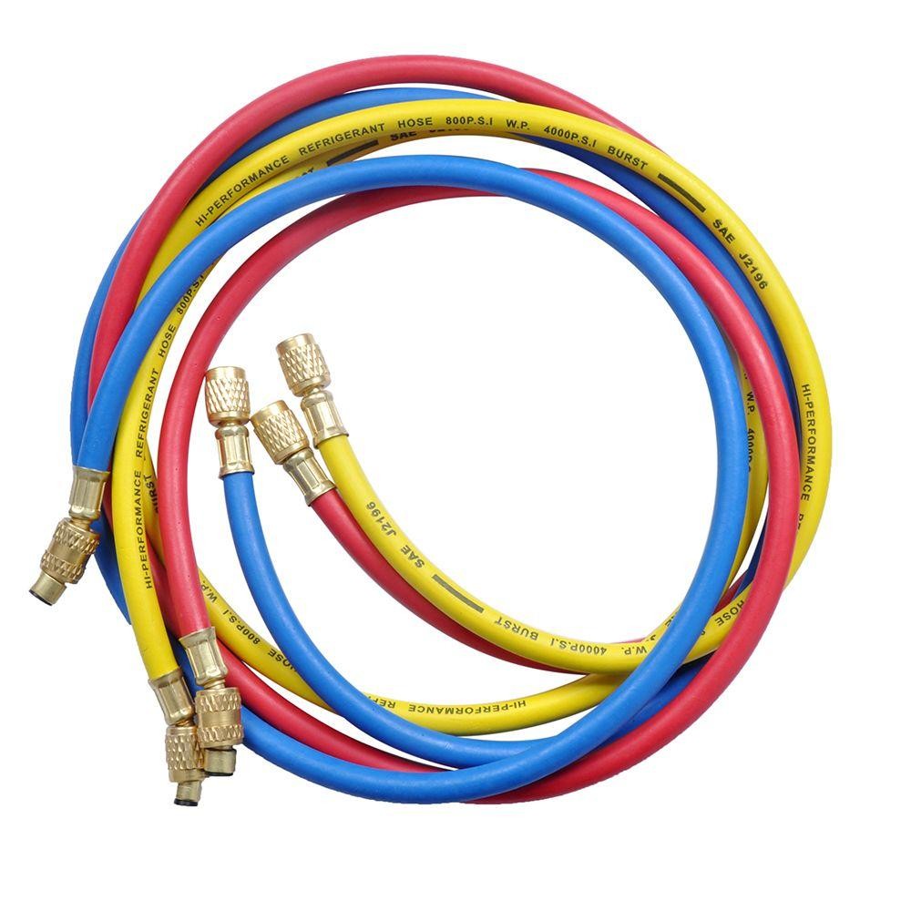Detalhes do Kit Manifold Manômetros Analógicos Gallant R410a R22 R134a R404a Mangueira 48 Adaptador Mg-2-R410a