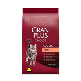 Ração Gran Plus Choice Gatos Adulto Frango E Carne 10,1kg em Oferta na Shopee