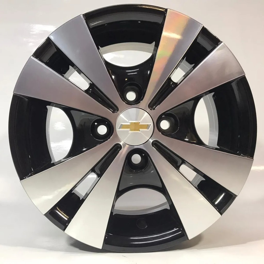 Kit 4 Rodas Chevrolet Aro 13 4X100 Trevo Corsa Celta Bicos de Brinde Envio Imediato R39