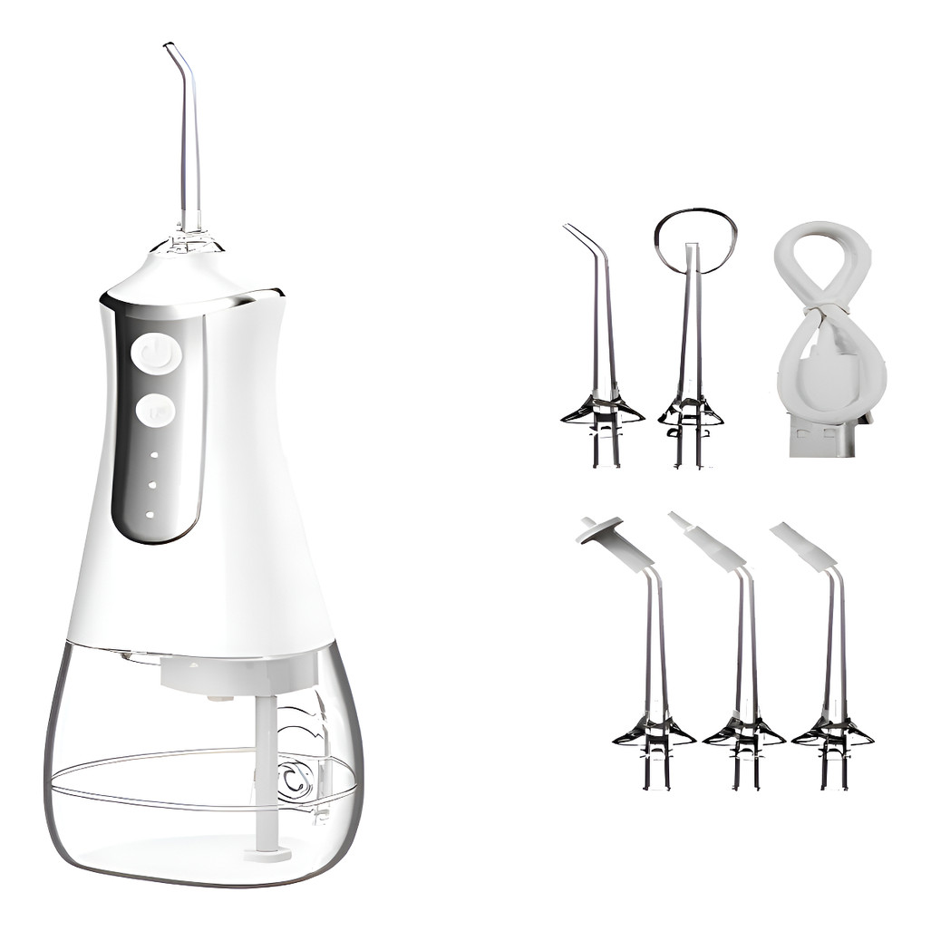 Irrigador Dental Portátil Com 5 Pontas E 3 Modos De Limpeza