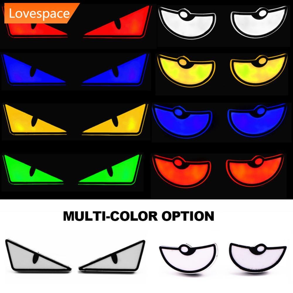 【ready stock】LS-STORE 2 Pçs Motocicleta LED Diabo'olhos Luzes Demônio Olhos Farol Mini Lente Do Projetor Lâmpada De Sina em Oferta na Shopee