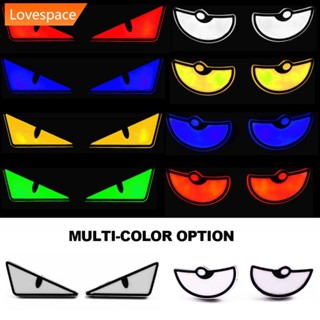 【ready stock】LS-STORE 2 Pçs Motocicleta LED Diabo'olhos Luzes Demônio Olhos Farol Mini Lente Do Projetor Lâmpada De Sina em Oferta na Shopee