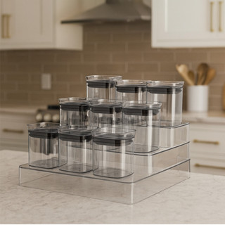 Jogo 12 Potes Armazenamento Hermético 150ml UZ em Oferta na Shopee