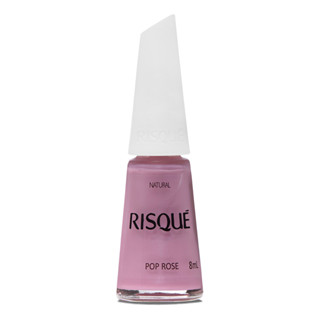 Esmalte Risqué Rosa Natural Pop Rose 8ml em Oferta na Shopee