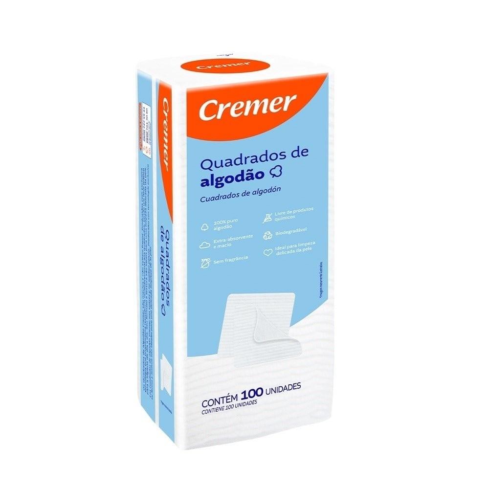 Algodão Cremer Quadrado em Oferta na Shopee