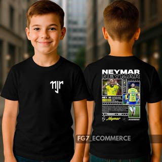 Camiseta Unissex Infantil Neymar Jr Menino Ney Craque Futebol Santista Brasileiro Criança em Oferta na Shopee