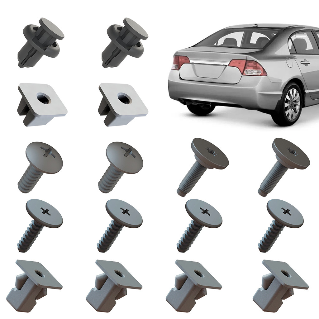 Kit Grampo Presilha 16 Peças Parachoque Traseiro Civic 2007 2008 2009 2010 2011 em Oferta na Shopee