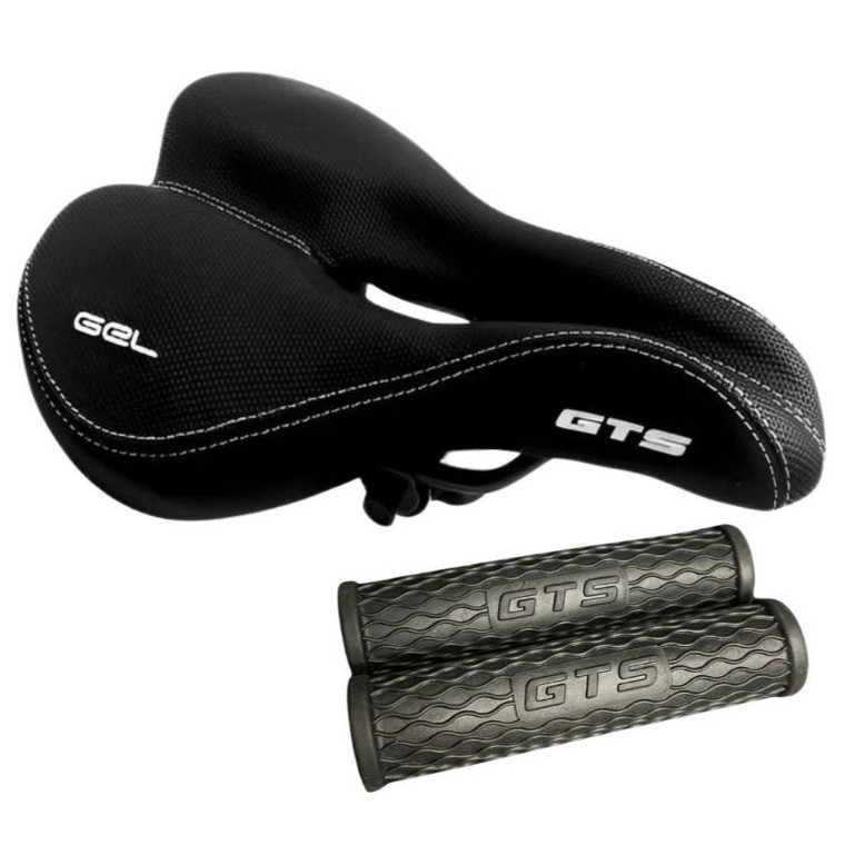 Banco Selim Gel Bicicleta Mtb GTS Com Meio Vazado Confortável em Oferta na Shopee