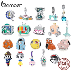 Bamoer 925 Sterling Silver Charms Série Conto De Fadas Pingente Acessórios De Moda Aniversário SCC1091
