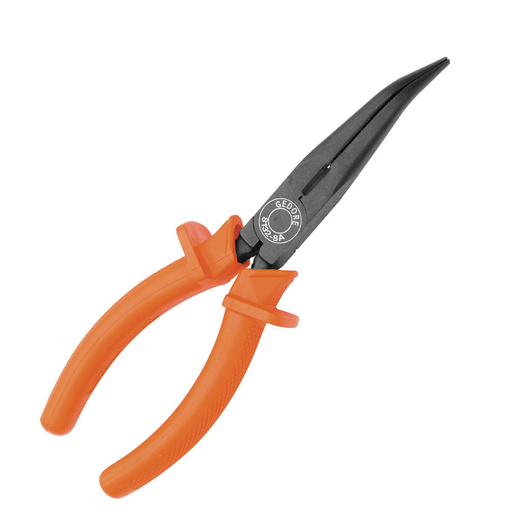 Alicate Bico Meia Cana 8" Longo Curvo Gedore Isolado 8132 - 200 A IOX em Oferta na Shopee