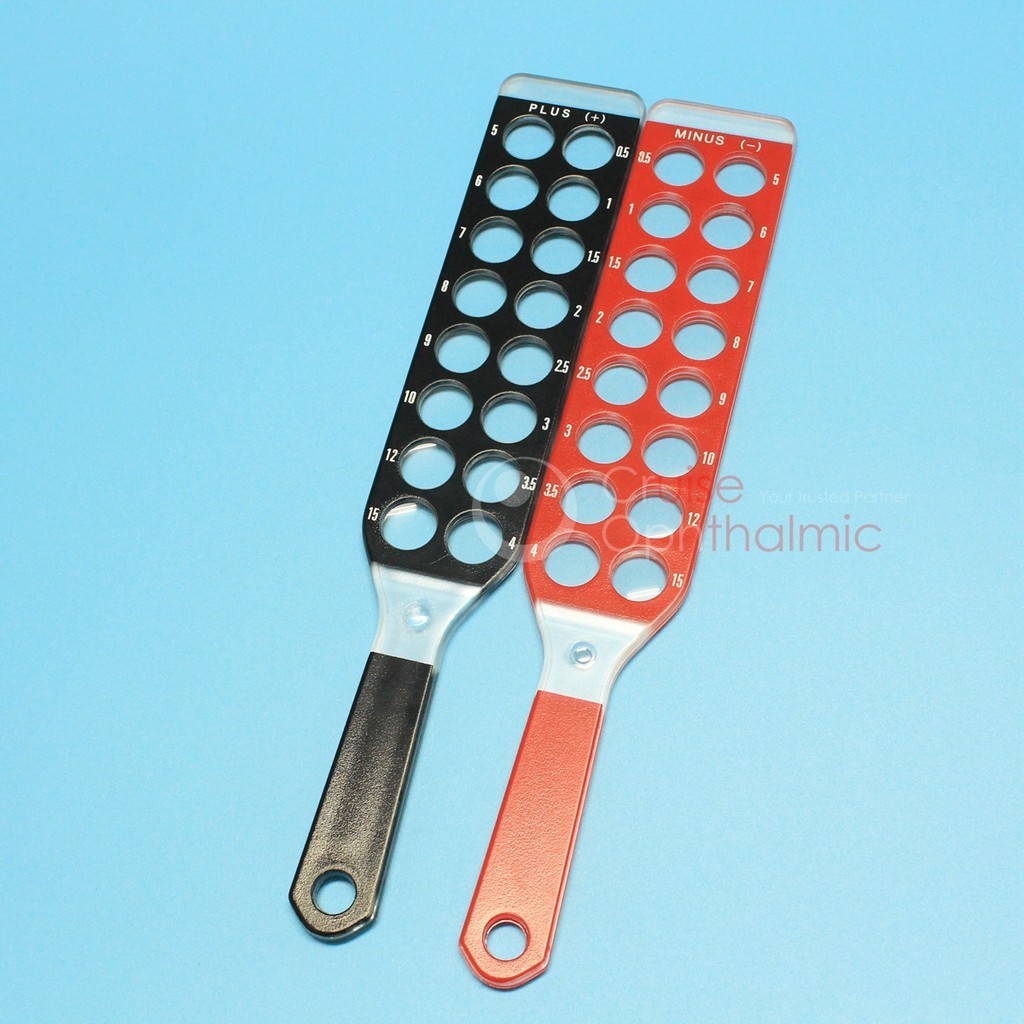 Conjunto De Rack Retinoscópico Optométrico RS2P 32 Lentes 2 Pad 32 DS Ret | Retinoscópia Óptica Rápida Bolso De Nylon 2 Barras