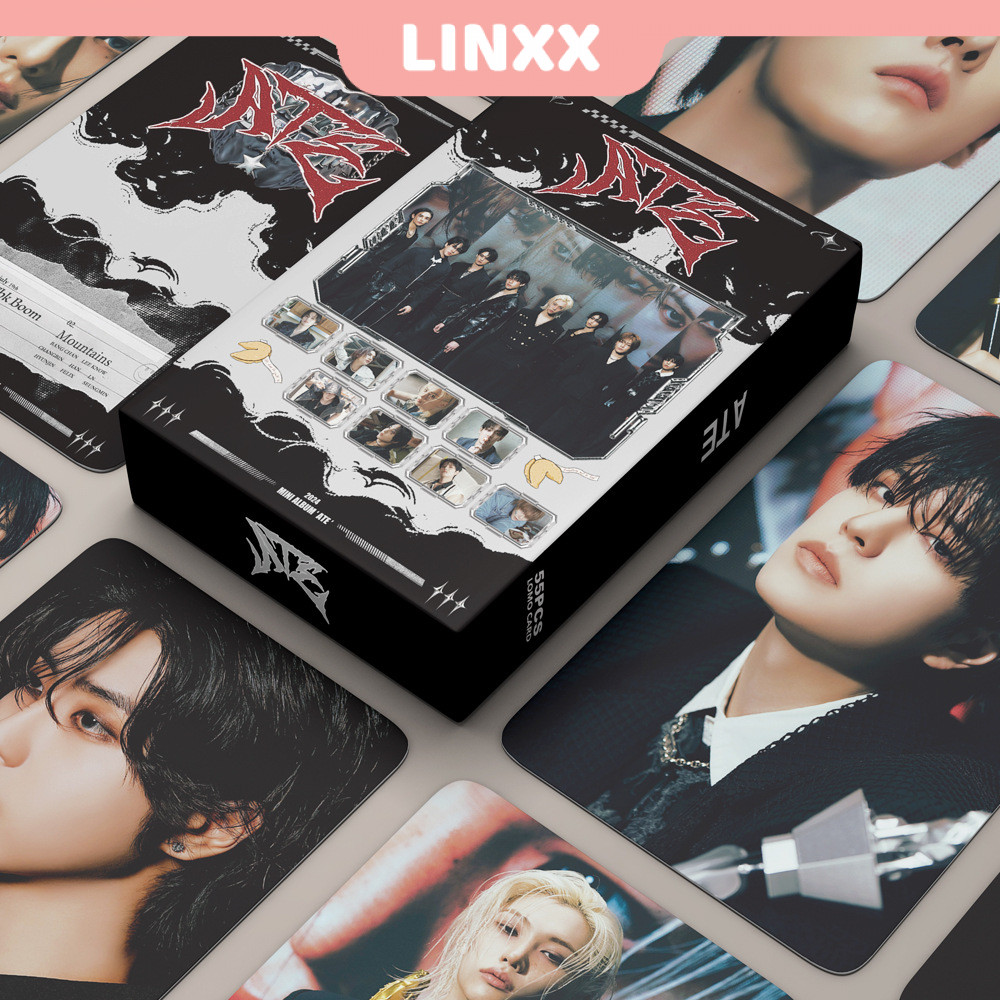 LINXX 55 Pcs Stray Kids ATE Álbum Lomo Card Kpop Photocards Série Cartões Postais em Oferta na Shopee