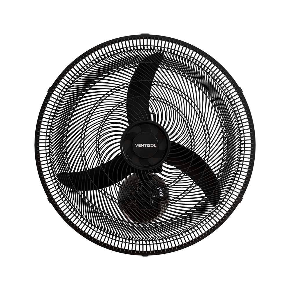 Ventilador De Parede Oscilante 50cm Em Plástico Ventisol New Preto 127v em Oferta na Shopee