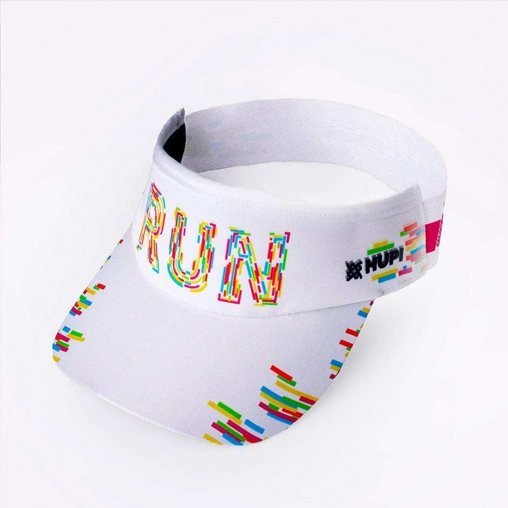 Viseira Para Corrida HUPI Run Colors Branca em Oferta na Shopee