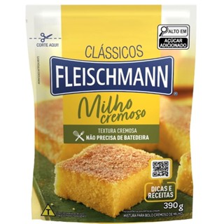 Fleischmann Mistura Para Bolo Milho Cremoso 390G em Oferta na Shopee