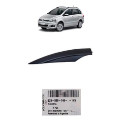 Moldura Acabamento Rack Teto Dianteiro L.d. Spacefox Vw