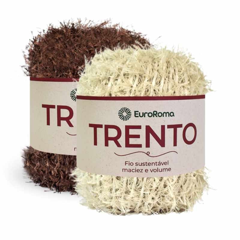 Barbante EuroRoma Trento 200g Algodão Crochê Artesanato Sustentável Alta Qualidade Resistente