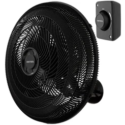 Ventilador de Parede Oscilante Ventisol New 50cm 220V 3 Pás Premium com Regulagem Preto