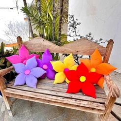 Almofada Flor Margarida De Pelúcia Decoração sofá Quarto Sala Brinquedo
