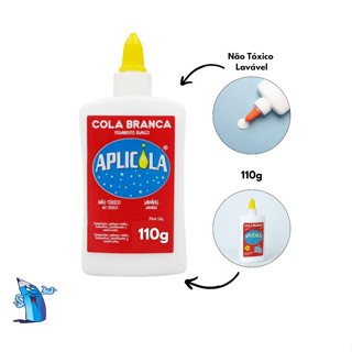 COLA BRANCA 110G APLICOLA em Oferta na Shopee
