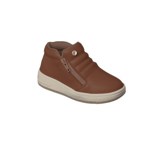 Tênis Infantil Masculino Ortopé Bliss Boot Zíper Caramelo em Oferta na Shopee