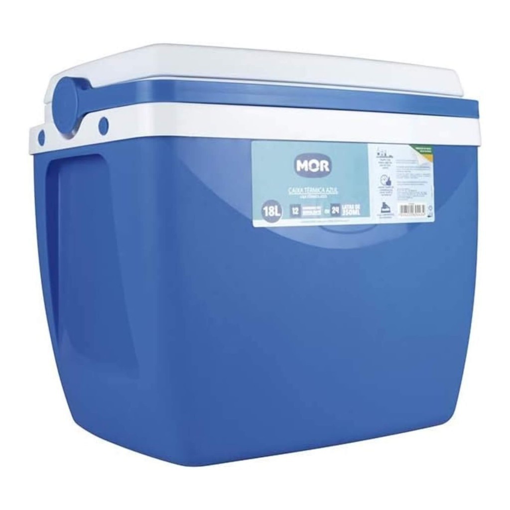 ‎Caixa Térmica 18 Litros Azul Mor - 25108181 em Oferta na Shopee