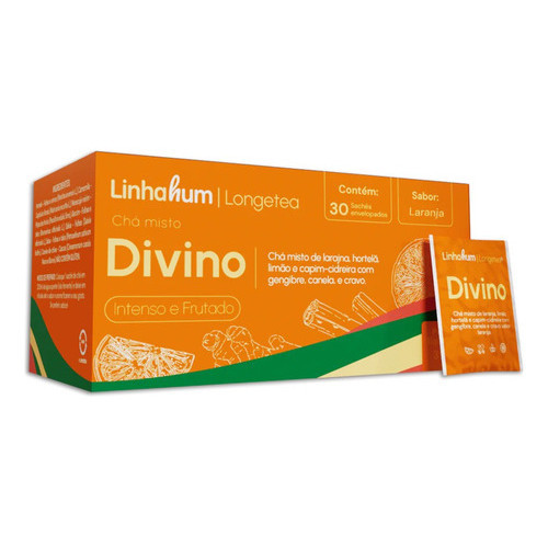 Chá Energizante Natural Fruta Erva Especiaria Divino Linhahum