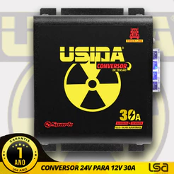 Conversor de Tensão 24v Para 12v 30 Amperes Usina 30A Linha Truck Caminhão