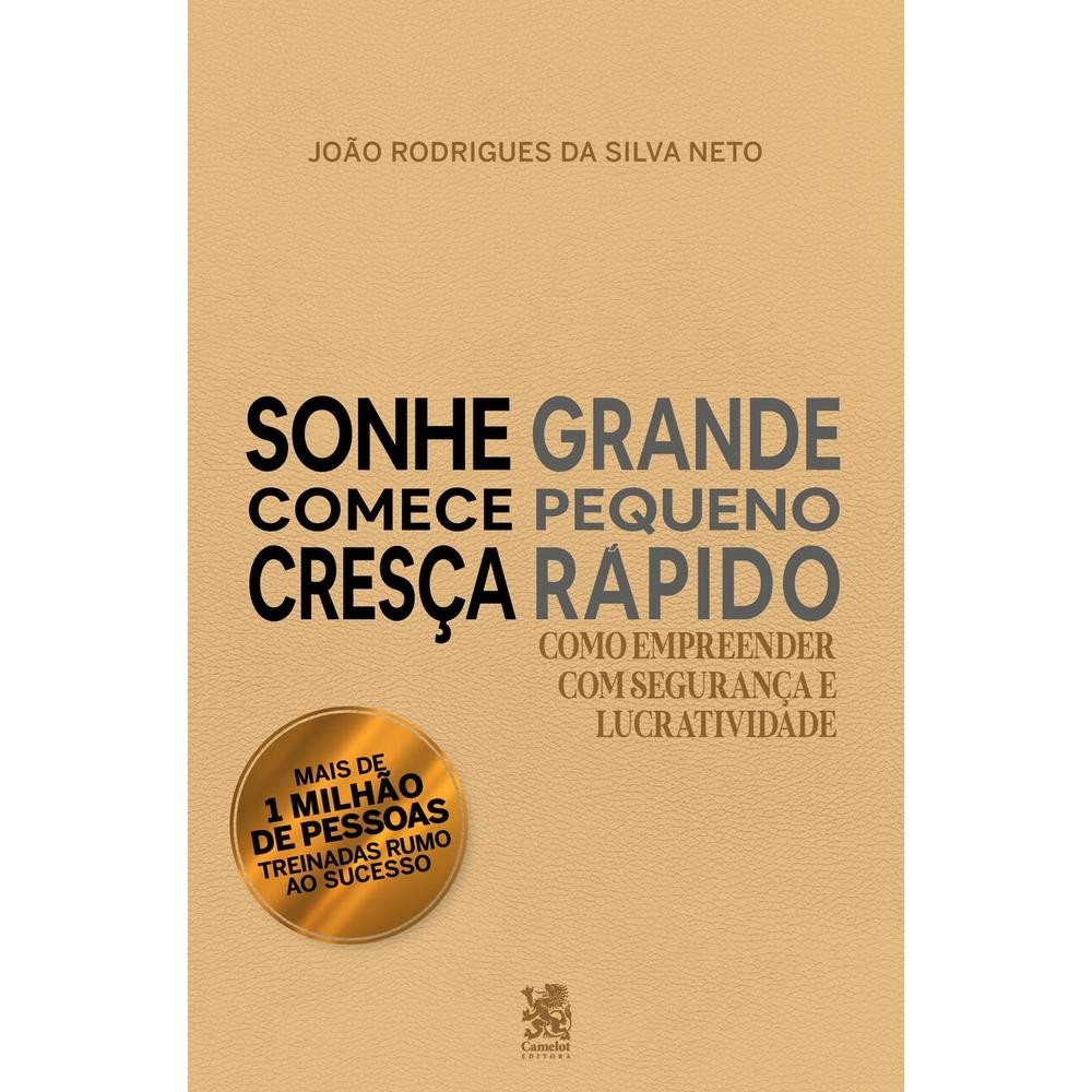 Sonhe Grande, Comece Pequeno e Cresça Rápido em Oferta na Shopee