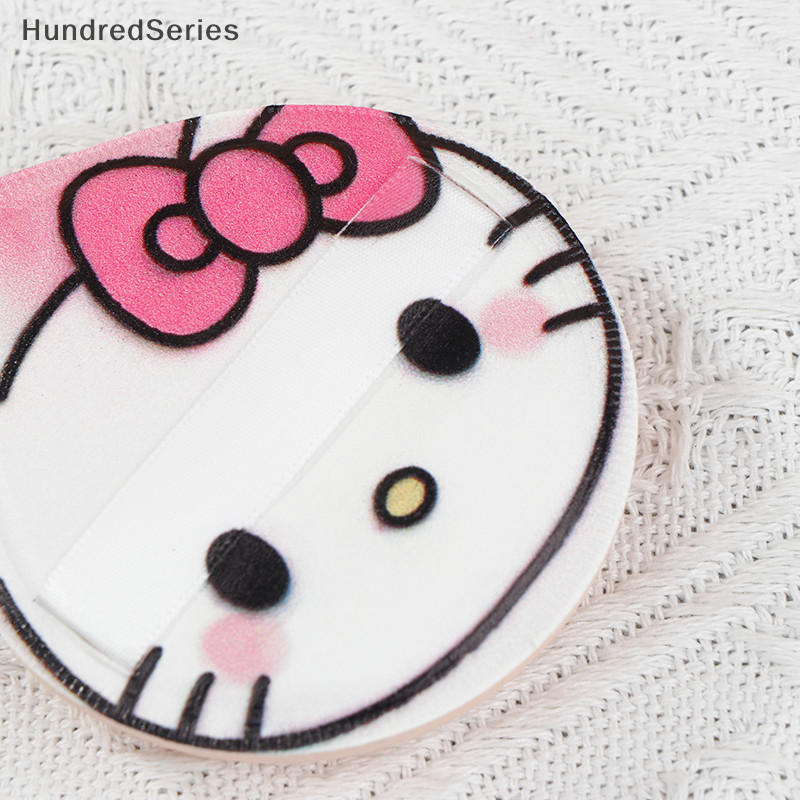 [HundredSeries] Sanrio Maquiagem Sponge Puff Hello Kitty Corretivo Super Macio Elástico Algodão Base Cosmética Beauty Tools [BR]