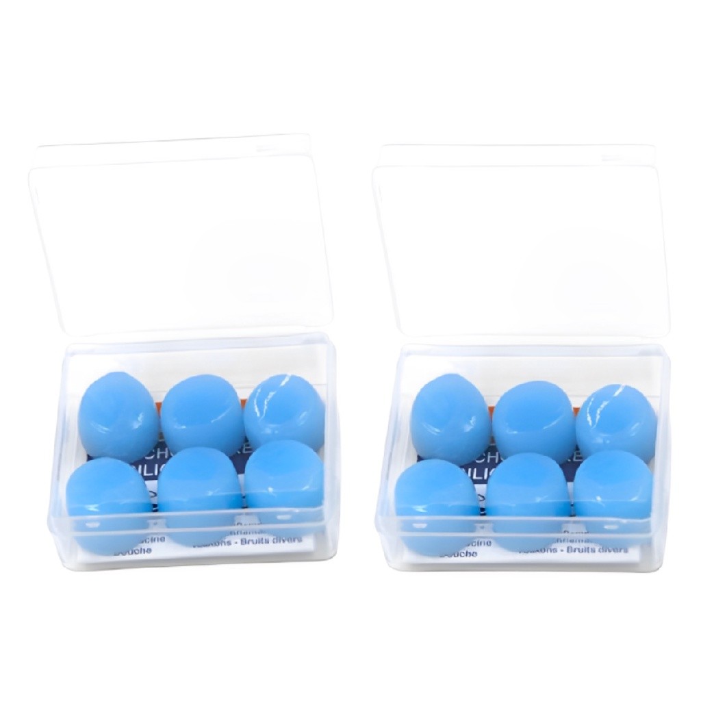 Imagem 12 Unidades de Tampoes de Ouvido Protetores Auriculares Abafadores de Ruidos Maior Conforto Auditivo