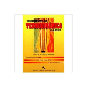 Fundamentos da Termodinâmica Clássica autor Gordon Van Wylen; Richard Sonntag