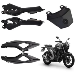 KIT CARENAGEM TRASEIRA COMPLETA FAZER 250 FZ25 PRETO FOSCO 2022 PARAMOTOS YAMAHA