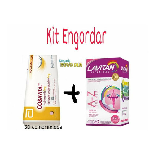 KIT ENGORDAR COBAVITAL 30 COMP + LAVITAN 60 COMP