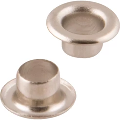 Ilhós Metálico 4mm Cromado com 100 peças Nove54