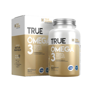 True Ômega 3 Com Vitamina E 180 Cápsulas True Source em Oferta na Shopee