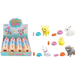 Brinquedo Infantil Pet na Casinha Sortido e Unitário Coloria - 420202680 em Oferta na Shopee