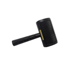 Rasqueadeira Pet Cães e Gatos MBS Colors Com Pinos Firmes Preta M