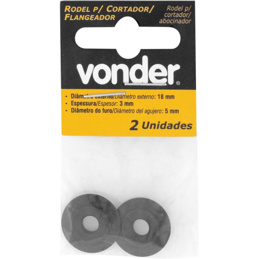 Rodel para Cortador/Flangeador Jogo com 2 peças Vonder em Oferta na Shopee