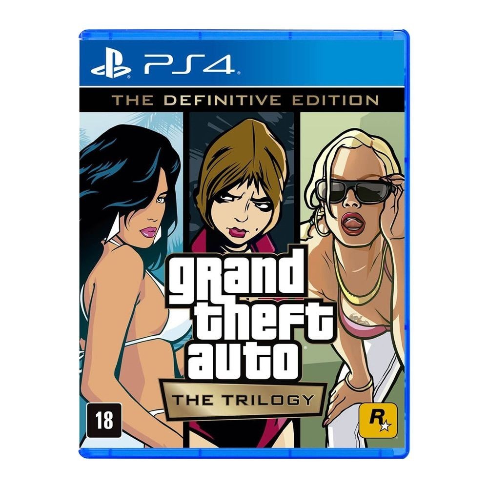 GTA Grand Theft Auto: The Trilogy The Definitive Edition - Ps4 em Mídia Física Lacrado Original